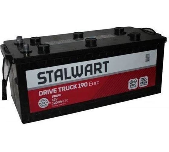 Изображение товара Аккумулятор Stalwart Drive TRUCK 6СТ-190 евро.конус/болт STDT 190.3