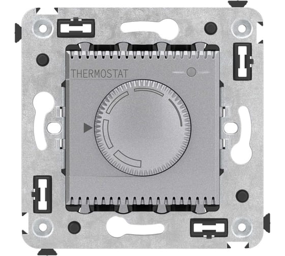 Изображение товара Термостат для теплых полов в стену DKC Avanti закаленная сталь, 1 шт 4404163