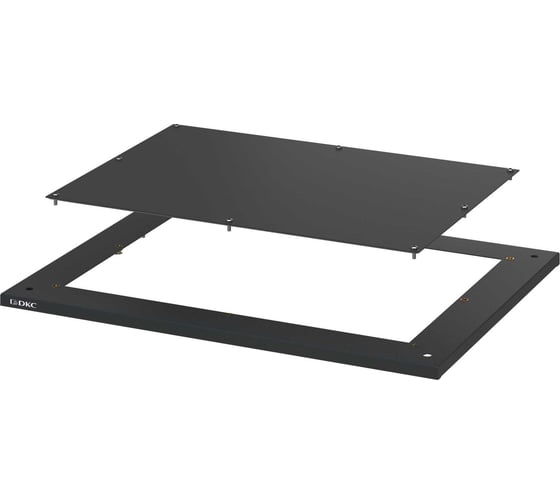 Изображение товара Комплект крыши с фланцем DKC черные RAL9005 ШхГ 800x600 мм R5NKRF86B