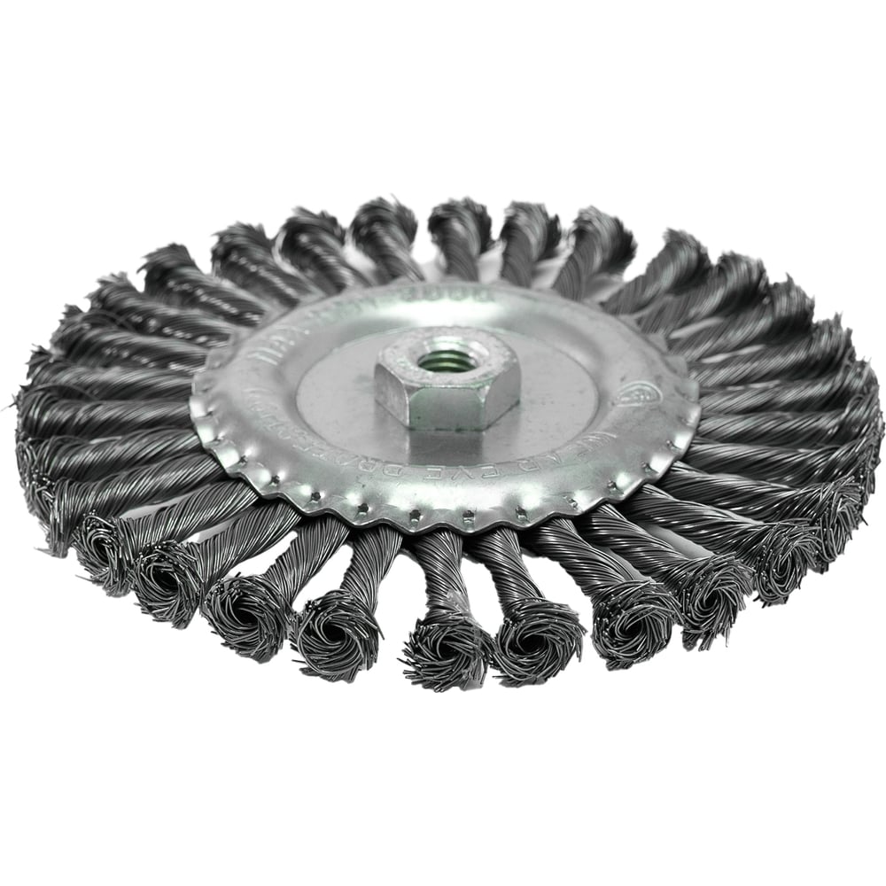 Изображение товара Щетка-крацовка плоская Pobedit 2126317 175 мм M14 стальная витая