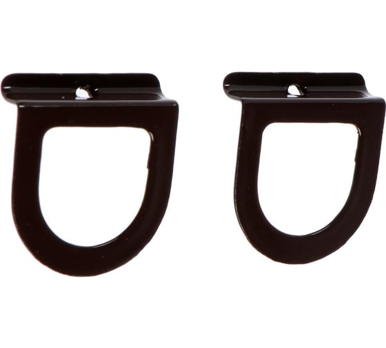 Изображение товара Ручка москитной сетки металл. СКОБЯНОЙ (2 шт) кор. (упак.) 010143