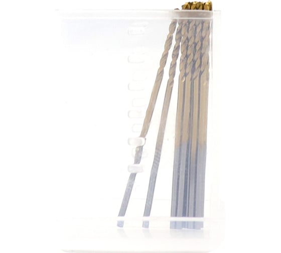 Изображение товара Сверло кобальтовое по металлу Hilberg 1.0x34(12) мм (10шт) Cobalt TOP, CO010-10