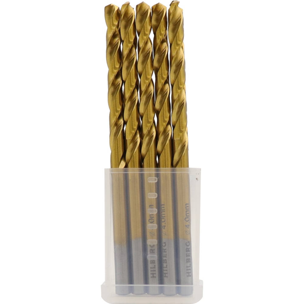 Сверло кобальтовое по металлу Hilberg 4.2x75(43) мм (10шт) Cobalt TOP, CO042-10