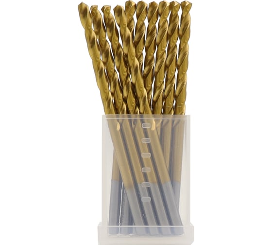 Изображение товара Сверло кобальтовое по металлу Hilberg 3.5x70(39) мм (10шт) Cobalt TOP, CO035-10