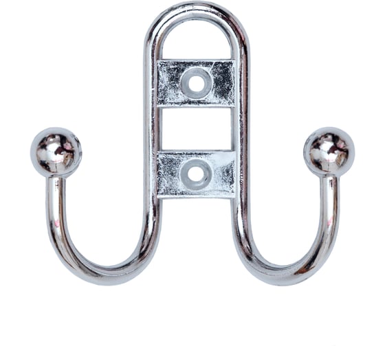 Изображение товара Крючок 2-х рож. СКОБЯНОЙ прут.хром(Упак) 002710