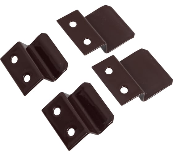 Изображение товара Уголок крепления москитной сетки СКОБЯНОЙ (к-т) металл. кор. (упак.) 010138