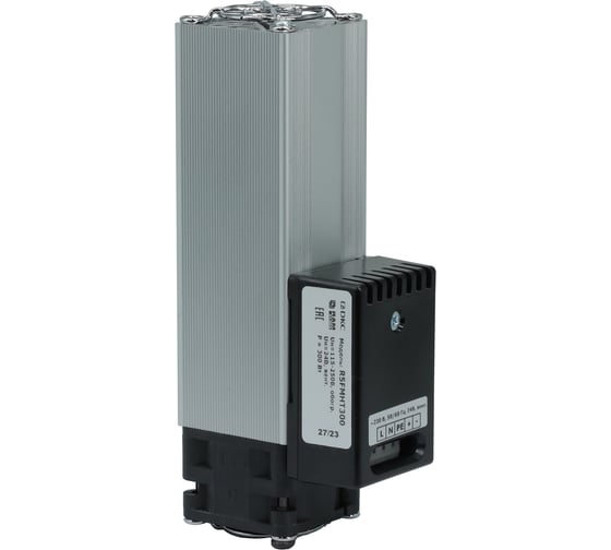 Изображение товара Компактный обогреватель DKC с вентилятором 300 Вт, 230 В, 24 В DC 1 шт R5FMHT300