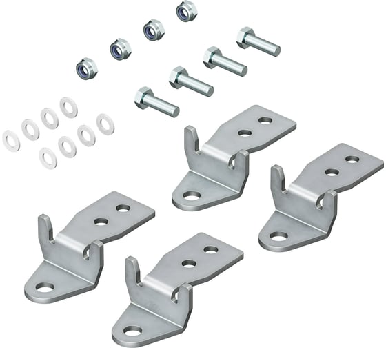 Изображение товара Кронштейны для настенного крепления DKC с удлиненными болтами и гайкой самофиксации для навесных и клеммных корпусов, 4 шт R5A56R