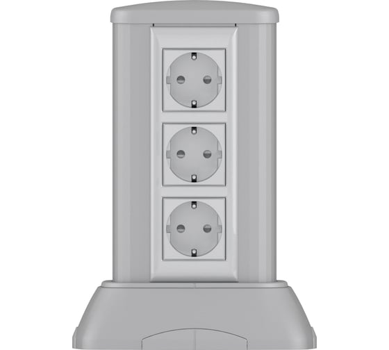 Изображение товара Миниколонна алюминиевая DKC 0.25м, цвет темно серебристый металлик 19524