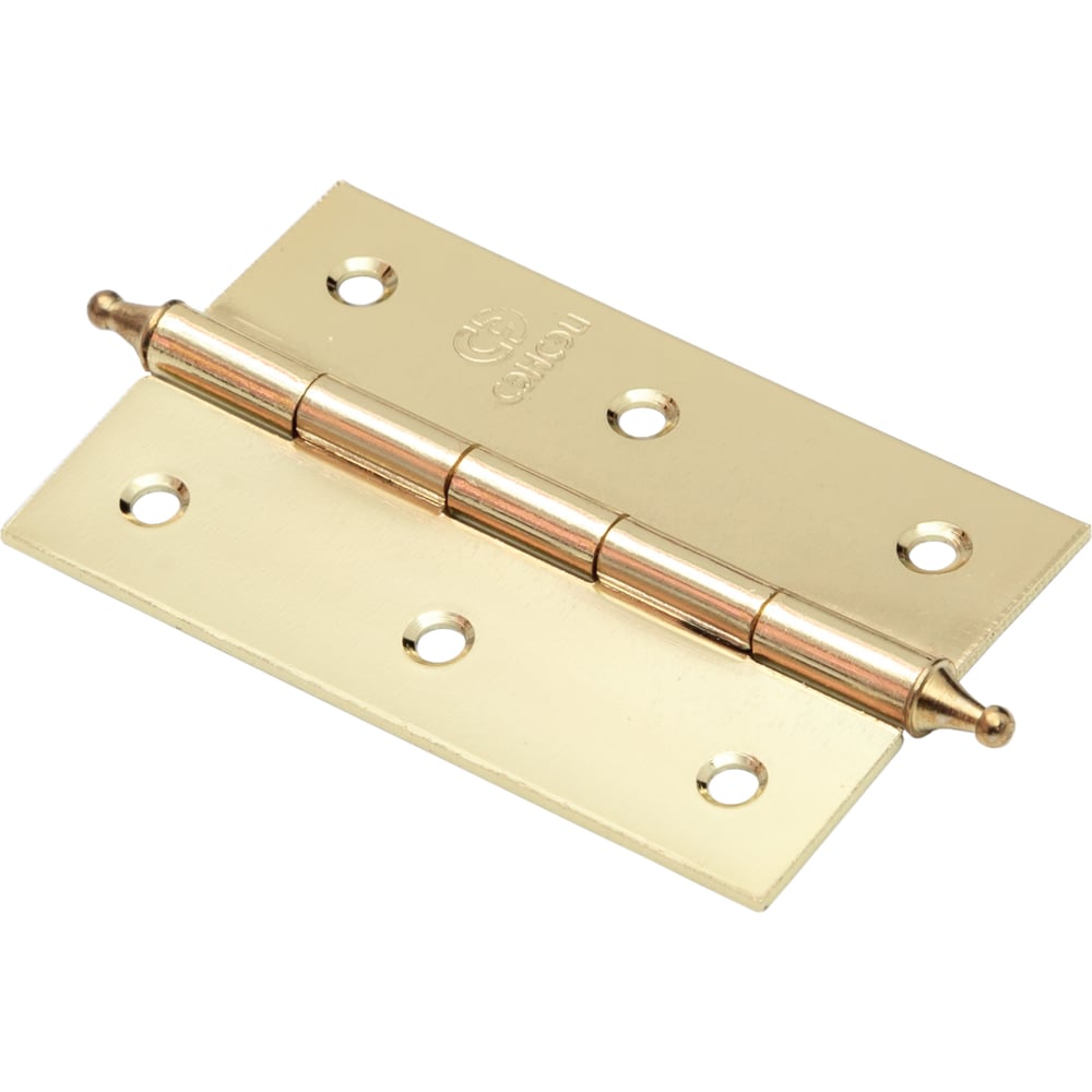 Изображение товара Петля скобяная 63мм золото комплект 2шт врезная универсальная