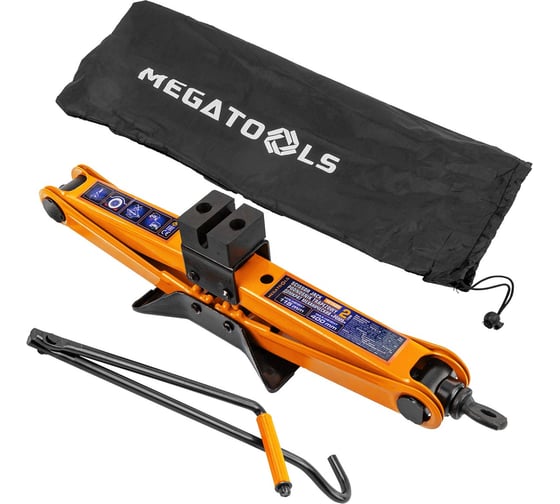 Изображение товара Домкрат механический ромбический MEGATOOLS 2т MT-10152D(60301)