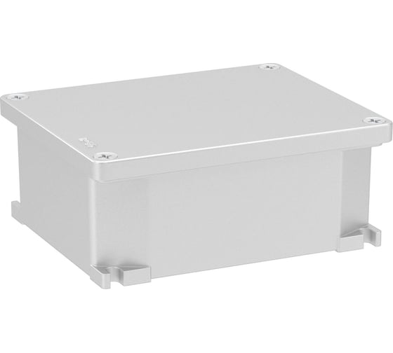 Изображение товара Коробка ответвительная DKC алюминиевая окрашенная, IP66/IP67, RAL9006, 128x103x55мм 1 ШТ 65301