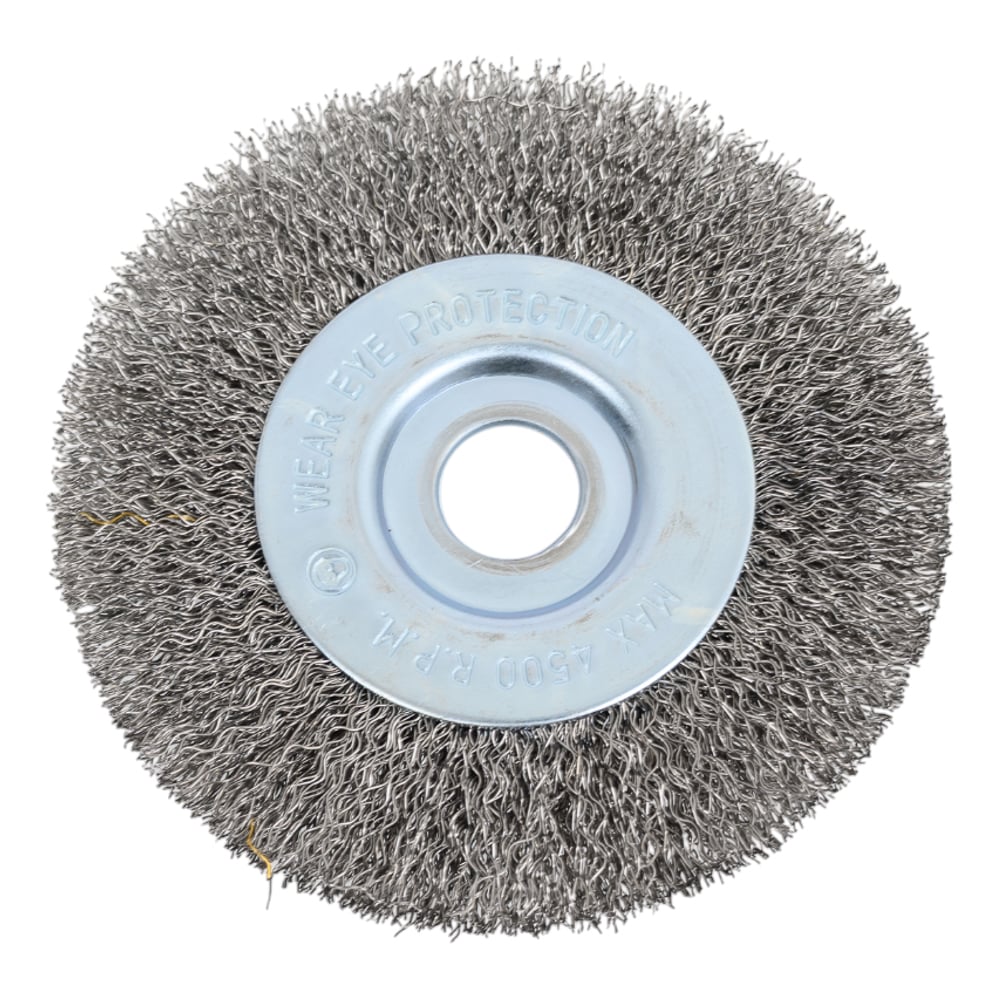 Изображение товара Щетка радиальная Pobedit 100 мм стальная витая проволока для зачистки