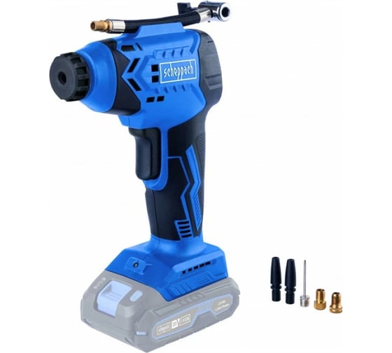 Изображение товара Аккумуляторный автомобильный компрессор (насос) Scheppach C-AC20-X без АКБ и ЗУ 5909247900