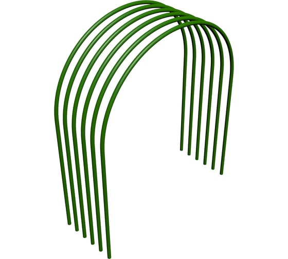 Изображение товара Металлические дуги в ПВХ оболочке Мегапласт 4 м, 6 шт. 1459