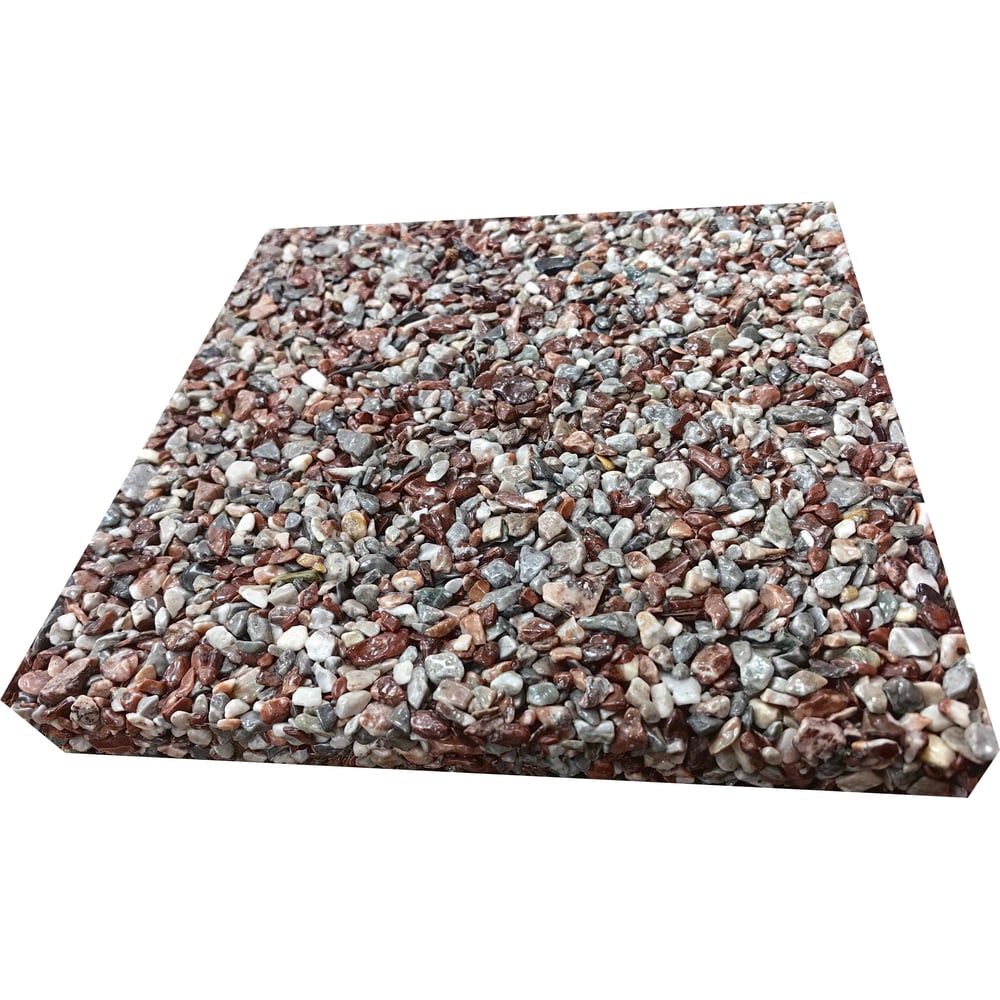 Изображение товара Каменная плитка Амортекс (Мрамор окатанный) 300x300 мм - тротуарная/садовая покрытие