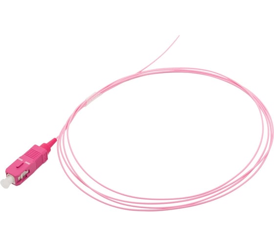 Изображение товара Пигтейл LANMASTER SC/PC, многомодовый OM4, 1.5 м LAN-PIG-SC/OM4-1.5