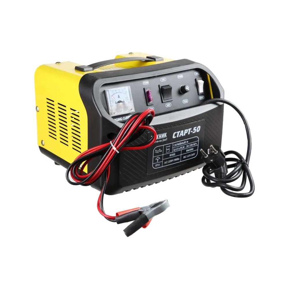 Изображение товара Зарядное устройство СТАРТ-50 12/24В 20-350Ач профессиональное