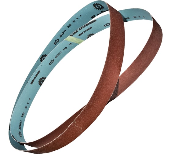 Изображение товара Набор шлифовальных абразивных лент для гриндера ABRAFORM PRO-Grind (15 шт.; 50x1250; Р36-500) ABRM-PROGRIND-50-1250