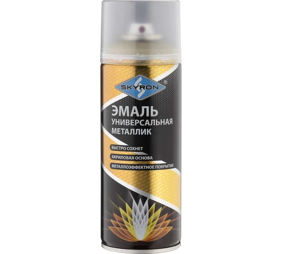 Изображение товара Универсальная акриловая эмаль SKYRON металлик бронза SR-19220