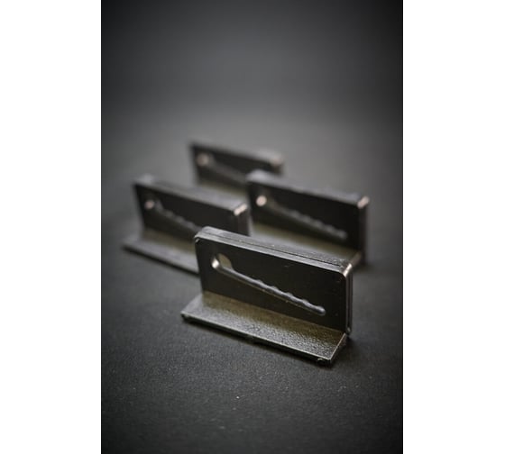 Изображение товара Комплект прижимов накладной мойки (4 прижима, самореза в пакте с подвесом) Сантехкреп 1.3.6.