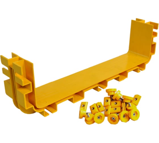 Изображение товара Соединитель оптического лотка LANMASTER 360 мм желтый LAN-OT360-CN