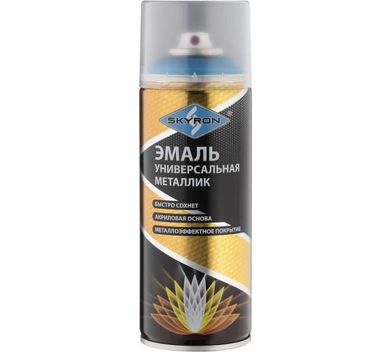 Изображение товара Универсальная эмаль SKYRON металлик синяя SR-19140
