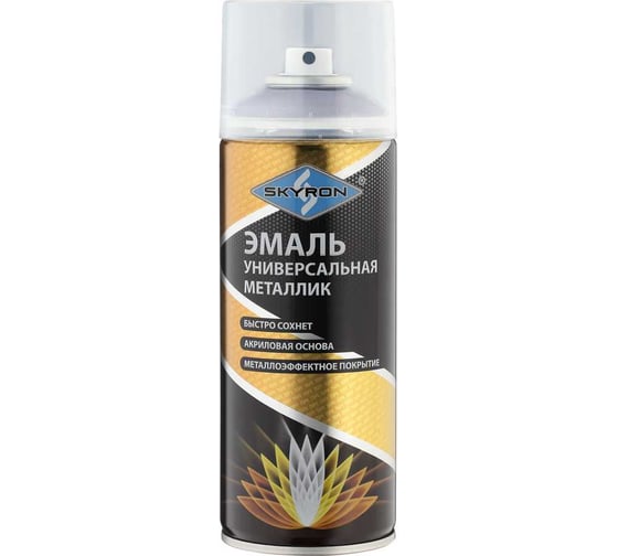 Изображение товара Универсальная эмаль SKYRON металлик сиреневая SR-19150