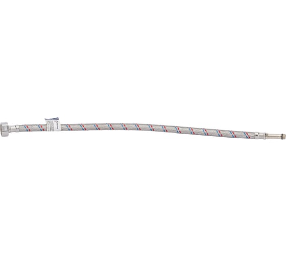 Изображение товара Подводка для смесителей СТМ сталь, 1/2xM10x50 см., длинный штуцер CWFLS050