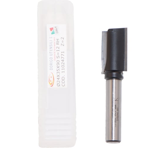 Изображение товара Фреза концевая пазовая Dorigo D=24.0 I=35.0 S=12.0 L=90.0 Z2+1 11024771