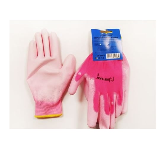 Изображение товара Универсальные перчатки с полиуретановым покрытием UNITRAUM размер 9 UN-P004-9