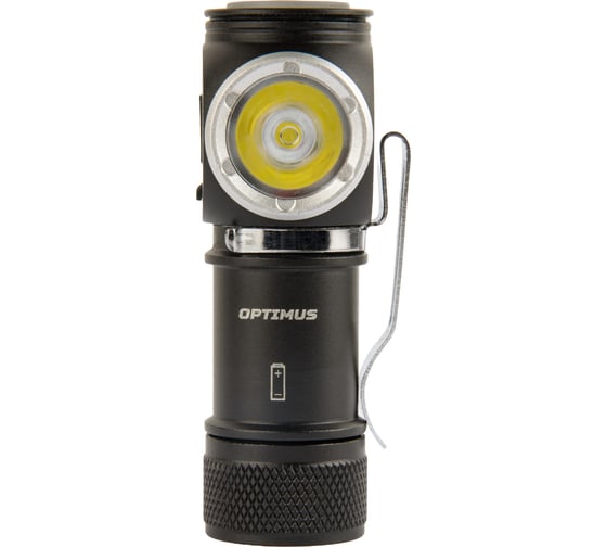 Изображение товара Фонарь налобный съёмный Optimus, 600 Лм OPT-HL600