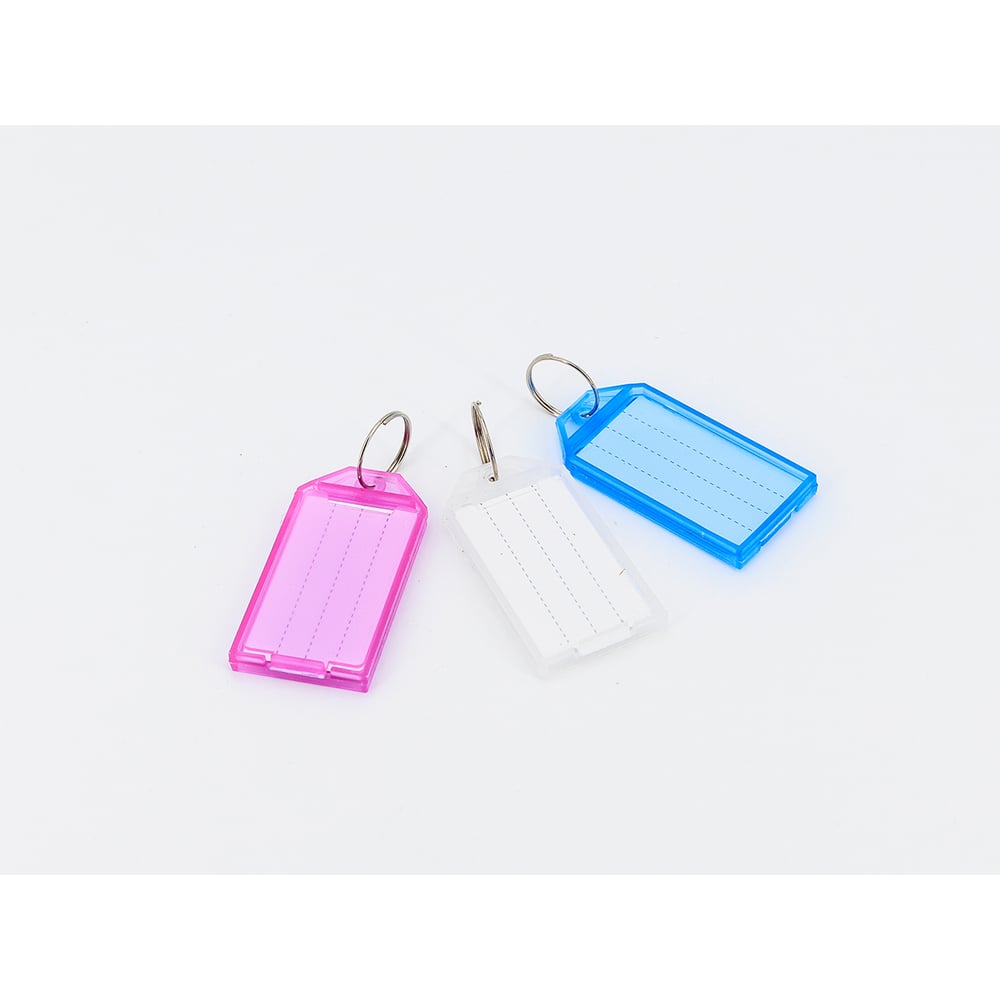 Изображение товара Бирка для ключей СКОБЯНОЙ большая, 20 шт. 010156