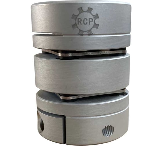 Изображение товара Муфта сервопривода двухшарнирная алюминиевая ООО "РЦП ГРУПП" NC 10 DK RCP D=35, L=44, ступицы зажимные, отверстия под расточку, dmin=6, dmax=15 ПГ-00002747