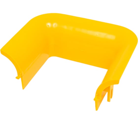 Изображение товара Торцевая накладка оптического лотка LANMASTER 120 мм, желтая LAN-OT120-TS