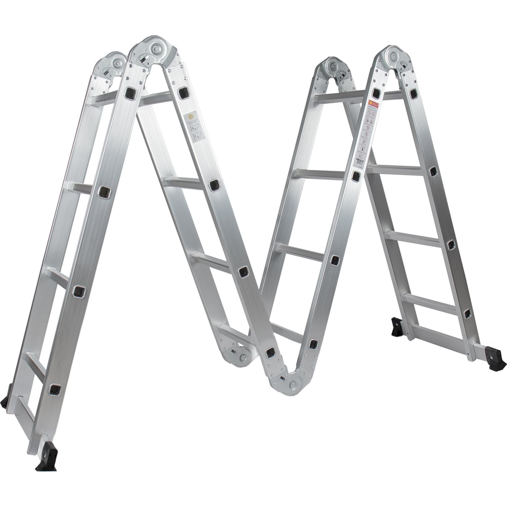 Изображение товара Лестница-трансформер ПОЛЕСАД 4*4, высота 4,6 м, 16 ступеней