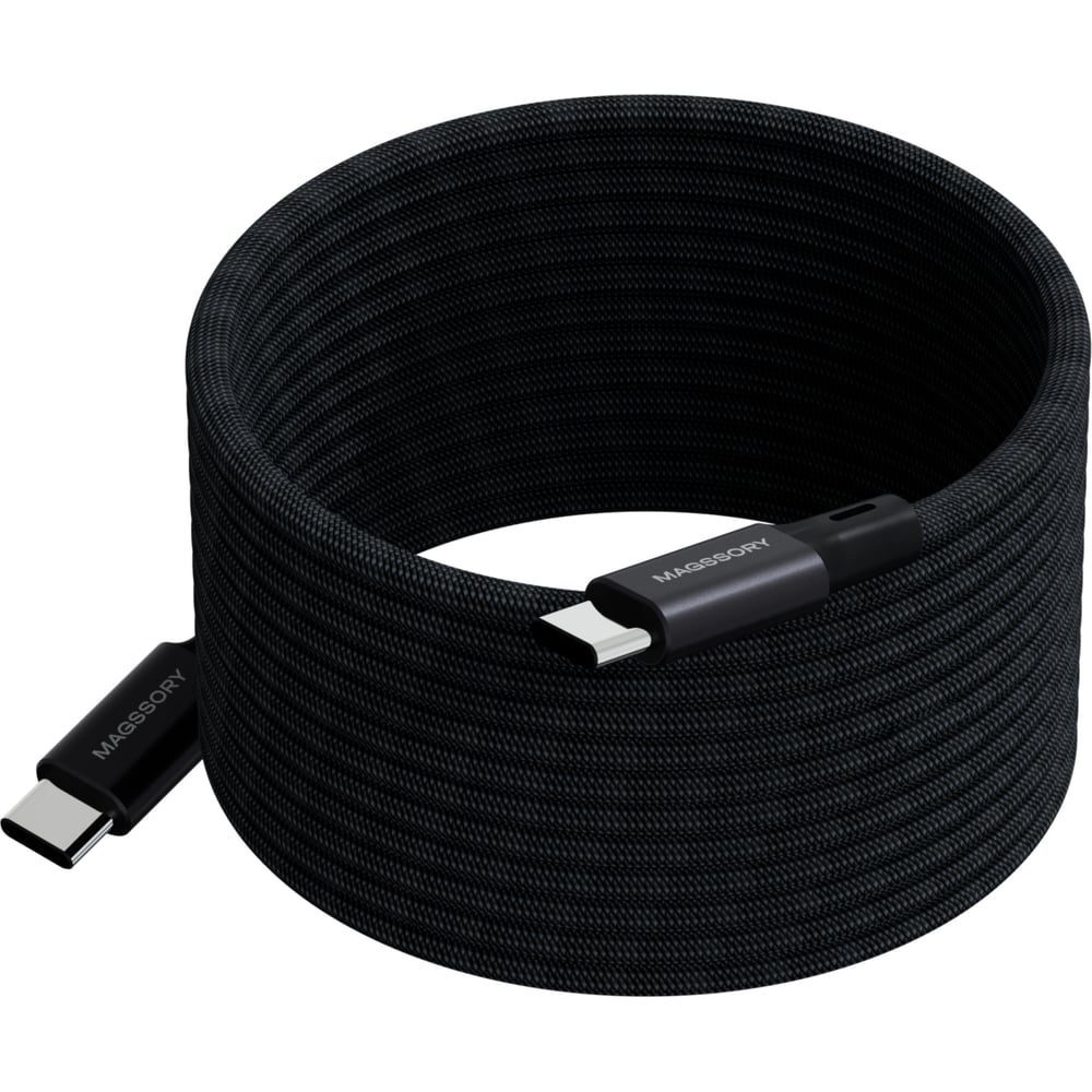 Изображение товара Магнитный кабель MAGSSORY Link C 240W USB-C 2.4 м чёрный