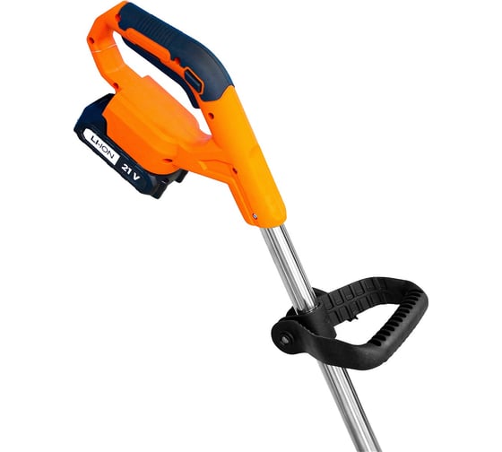 Изображение товара Триммер аккумуляторный на колесах Gramex CSC -21/1-2,0SM 21 В, захват 15 см, сдвижная штанга, леска, нож, картон, 2,0 А/Ч АКБ и ЗУ (1/10) 020333