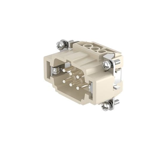 Изображение товара Контактная вставка BEISIT, разъем на 6 контакта (PIN) 16A, HE-006-M