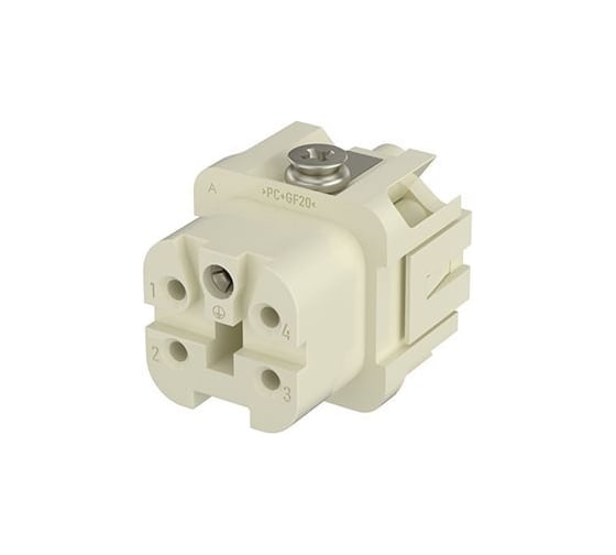 Изображение товара Контактная вставка BEISIT, разъем на 4 контакта (PIN) 3A, HA-004-F