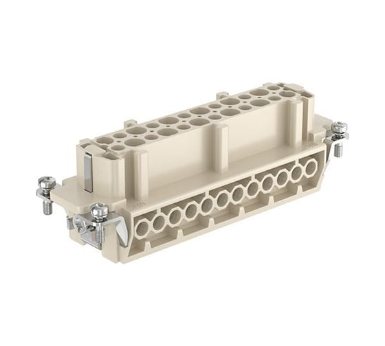 Изображение товара Контактная вставка BEISIT, разъем на 24 контакта (PIN) 16A, HE-024-F