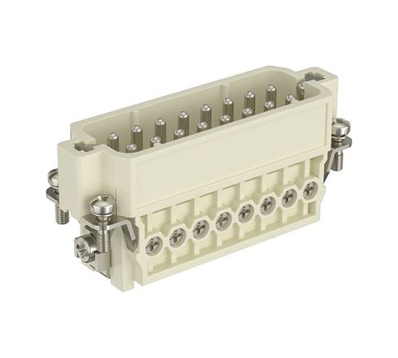 Изображение товара Контактная вставка BEISIT, разъем на 16 контакта (PIN) 16A, HA-016-M