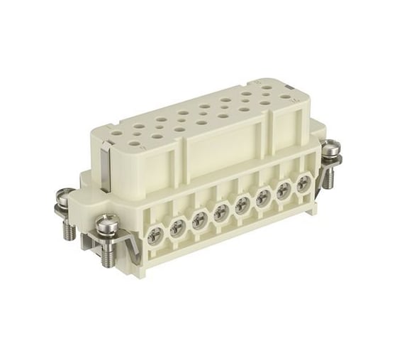 Изображение товара Контактная вставка BEISIT, разъем на 16 контакта (PIN) 16A, HA-016-F