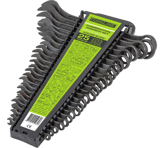 Изображение товара Набор ключей комбинированных ForsLine 25 предметов FL-5262MP BLACK(64750)