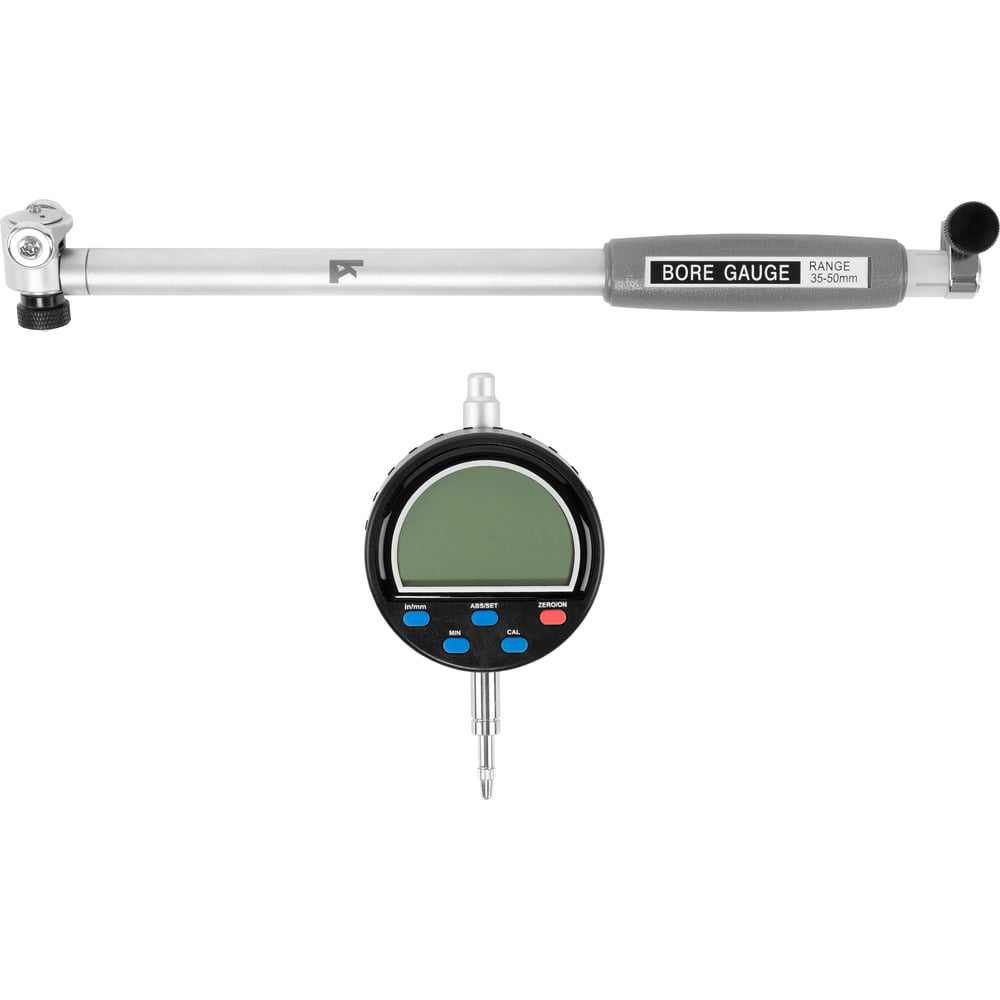 Изображение товара Профессиональный индикаторный нутромер КАЛИБРОН НИЦ 35-50 мм электронный точность 0,001 мм