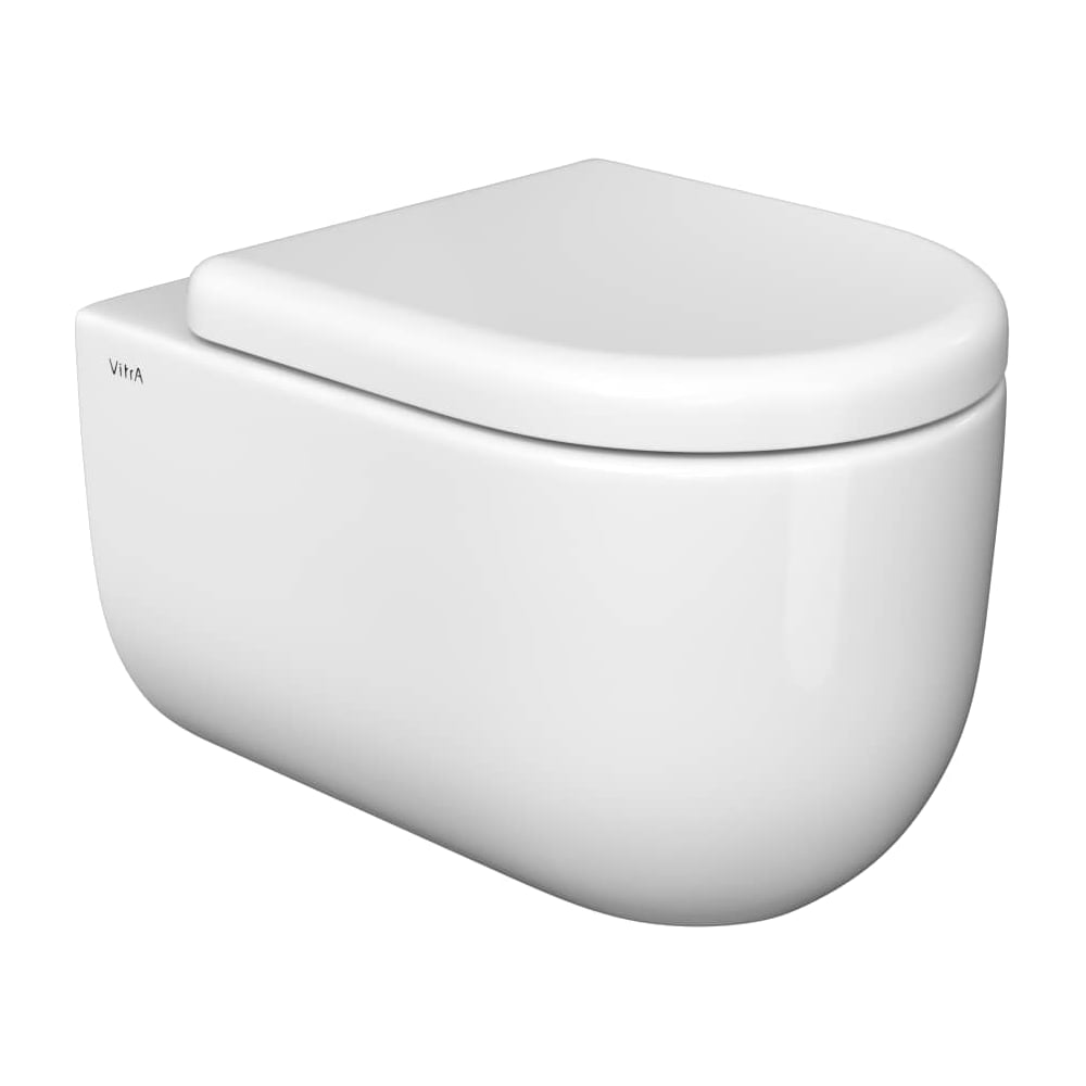Изображение товара Унитаз подвесной VitrA Liquid, безободковый, 54см, белый 7321B403-0075