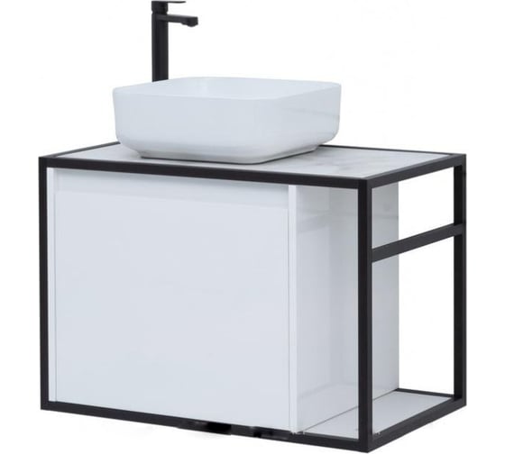 Изображение товара Тумба Aquanet Nova Lite LOFT 90 L цвет белый глянец 00261652