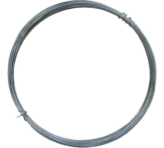 Изображение товара Проволока оцинкованная вязальная СЕТКА АЛЬКОР 2,0мм бухта 25 кг +/-10 процентов 90108