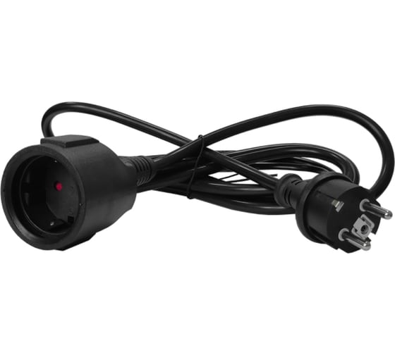 Изображение товара Удлинитель LANMASTER вилка Schuko прямая-розетка Schuko, 3х1.5, 220В, 16А, черный, 7 м LAN-PPS/SH-7.0-BK