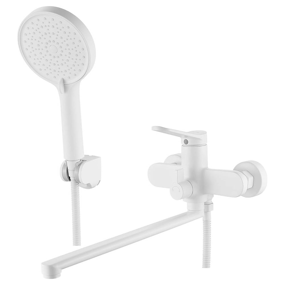 Изображение товара Современный однорычажный смеситель для ванны Shevanik S4322C с матовым покрытием